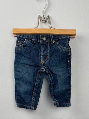 Carter's Baby Boy Dark Wash Denim Jeans - Size 3 Months